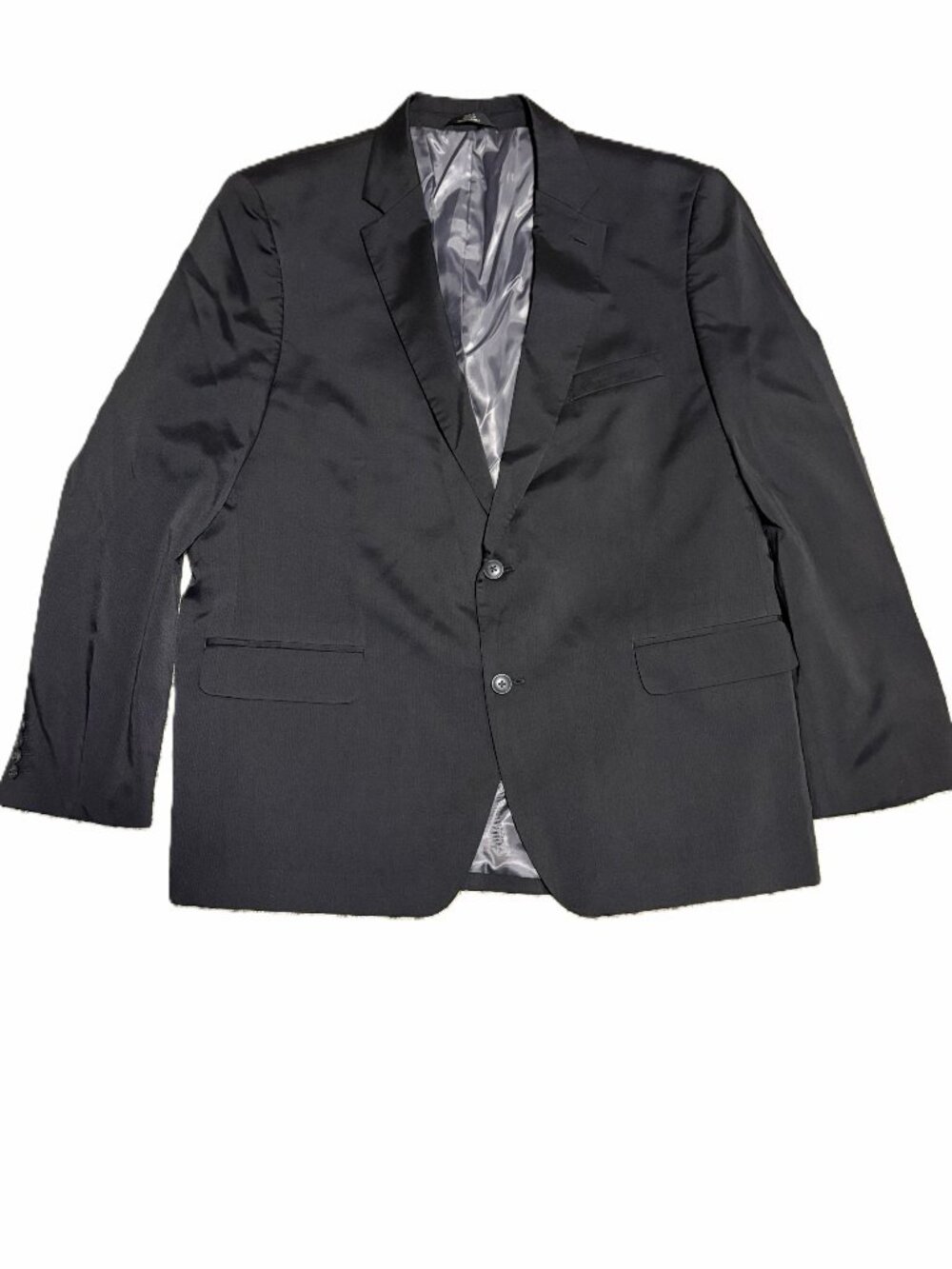 Haggar Men's Black Suit Jacket Blazer Classic Business Formal 48R